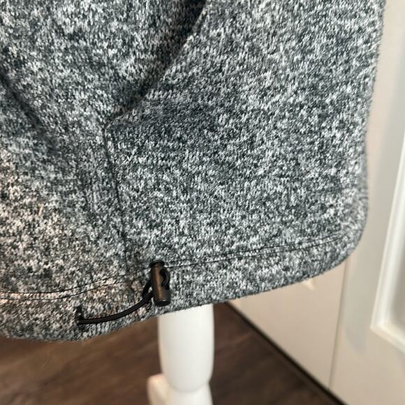 PINK by Victoria’s Secret Large Marled Gray Quarter Zip Pullover - Picture 4 of 10